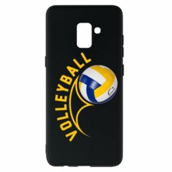 Чехол для Samsung A8+ 2018 Волейбол - PrintSalon