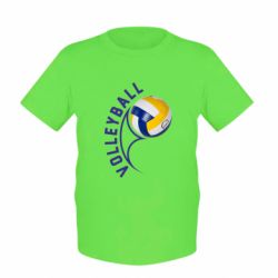 Детская футболка Волейбол - PrintSalon