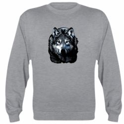 Cвитшот Волк гравюра - PrintSalon