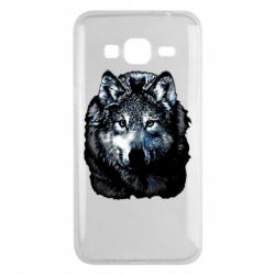 Чехол для Samsung J3 2016 Волк гравюра - PrintSalon