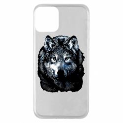 Чехол для iPhone 11 Волк гравюра - PrintSalon