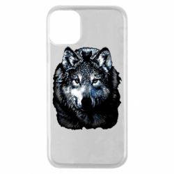 Чехол для iPhone 11 Pro Волк гравюра - PrintSalon