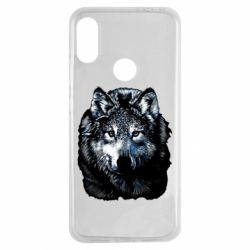 Чехол для Xiaomi Redmi Note 7 Волк гравюра - PrintSalon