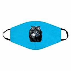 Маска многоразовая Волк гравюра - PrintSalon
