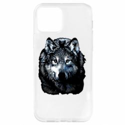 Чехол для iPhone 12 Волк гравюра - PrintSalon