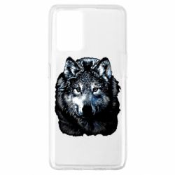 Чехол для Oppo A74 4G Волк гравюра - PrintSalon