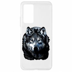 Чехол для Xiaomi Mi 10T/10T Pro Волк гравюра - PrintSalon