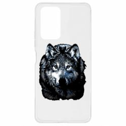 Чехол для Xiaomi Redmi Note 10 Pro Волк гравюра - PrintSalon
