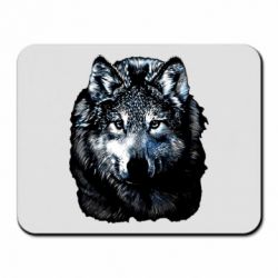 Коврик для мыши Волк гравюра - PrintSalon