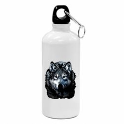 Фляга Волк гравюра