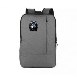 Рюкзак для ноутбука Волк гравюра - PrintSalon