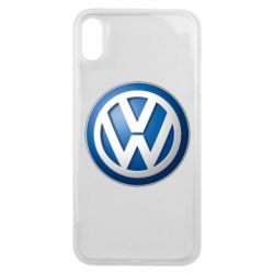 Чехол для iPhone Xs Max Volkswagen 3D Logo - PrintSalon