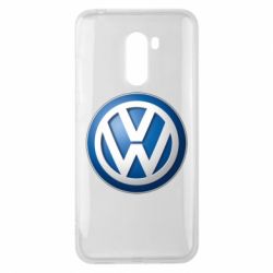 Чехол для Xiaomi Pocophone F1 Volkswagen 3D Logo - PrintSalon