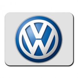 Коврик для мыши Volkswagen 3D Logo - PrintSalon