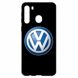 Чехол для Samsung A21 Volkswagen 3D Logo - PrintSalon