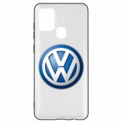 Чехол для Samsung A21s Volkswagen 3D Logo - PrintSalon