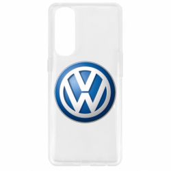 Чехол для Oppo Reno 4 Pro Volkswagen 3D Logo - PrintSalon