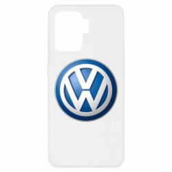 Чехол для Oppo Reno 5 Lite Volkswagen 3D Logo - PrintSalon