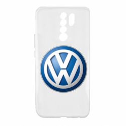 Чехол для Xiaomi Redmi 9 Volkswagen 3D Logo - PrintSalon