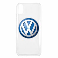 Чехол для Xiaomi Redmi 9a Volkswagen 3D Logo - PrintSalon