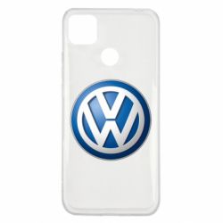 Чехол для Xiaomi Redmi 9c Volkswagen 3D Logo - PrintSalon