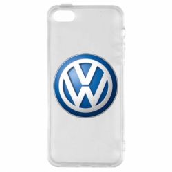 Чехол для iPhone5/5S/SE Volkswagen 3D Logo - PrintSalon