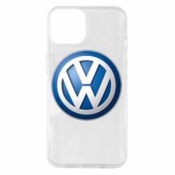 Чехол для iPhone 14 Volkswagen 3D Logo - PrintSalon