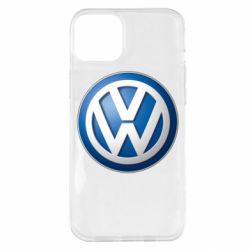 Чехол для iPhone 14 Plus Volkswagen 3D Logo - PrintSalon