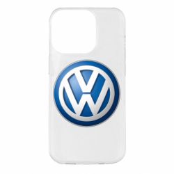 Чехол для iPhone 14 Pro Volkswagen 3D Logo - PrintSalon