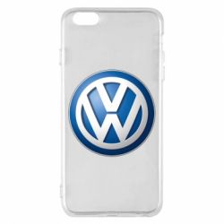 Чехол для iPhone 6 Plus/6S Plus Volkswagen 3D Logo - PrintSalon