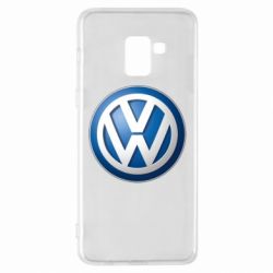 Чехол для Samsung A8+ 2018 Volkswagen 3D Logo - PrintSalon