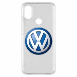Чехол для Xiaomi Mi A2 Volkswagen 3D Logo - PrintSalon