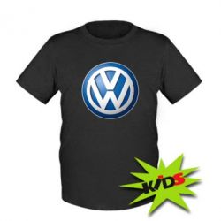 Детская футболка Volkswagen 3D Logo - PrintSalon