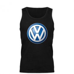 Мужская майка Volkswagen 3D Logo - PrintSalon