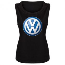 Женская майка Volkswagen 3D Logo - PrintSalon