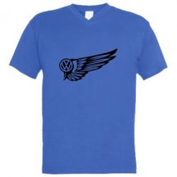 Мужская футболка  с V-образным вырезом Volkswagen Art - PrintSalon