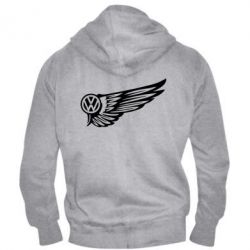 Мужское худи на молнии Volkswagen Art - PrintSalon
