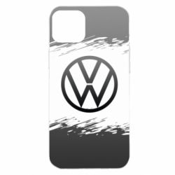 Чохол для iPhone 14 Plus Volkswagen logo and grunge - PrintSalon