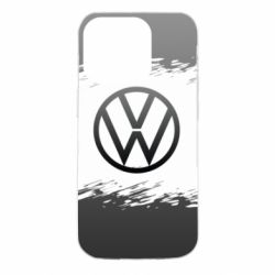 Чохол для iPhone 14 Pro Volkswagen logo and grunge - PrintSalon