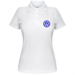 Женское поло Volkswagen Logo - PrintSalon