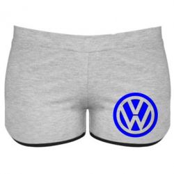 Женские шорты Volkswagen Logo - PrintSalon