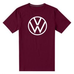 Мужская футболка премиум Volkswagen new logo - PrintSalon