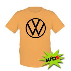 Детская футболка Volkswagen new logo - PrintSalon
