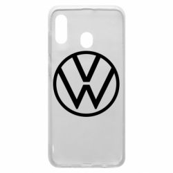 Чехол для Samsung A30 Volkswagen new logo - PrintSalon