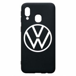 Чехол для Samsung A40 Volkswagen new logo - PrintSalon