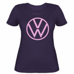 Женская футболка Volkswagen new logo - PrintSalon