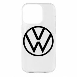 Чехол для iPhone 14 Pro Volkswagen new logo - PrintSalon