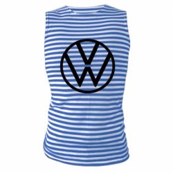 Майка-тельняшка Volkswagen new logo - PrintSalon