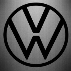 Наклейка Volkswagen new logo - PrintSalon
