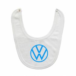 Слюнявчик  Volkswagen new logo - PrintSalon
